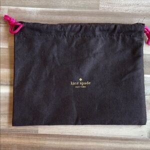 Kate Spade Black Pouch with Pink Accents